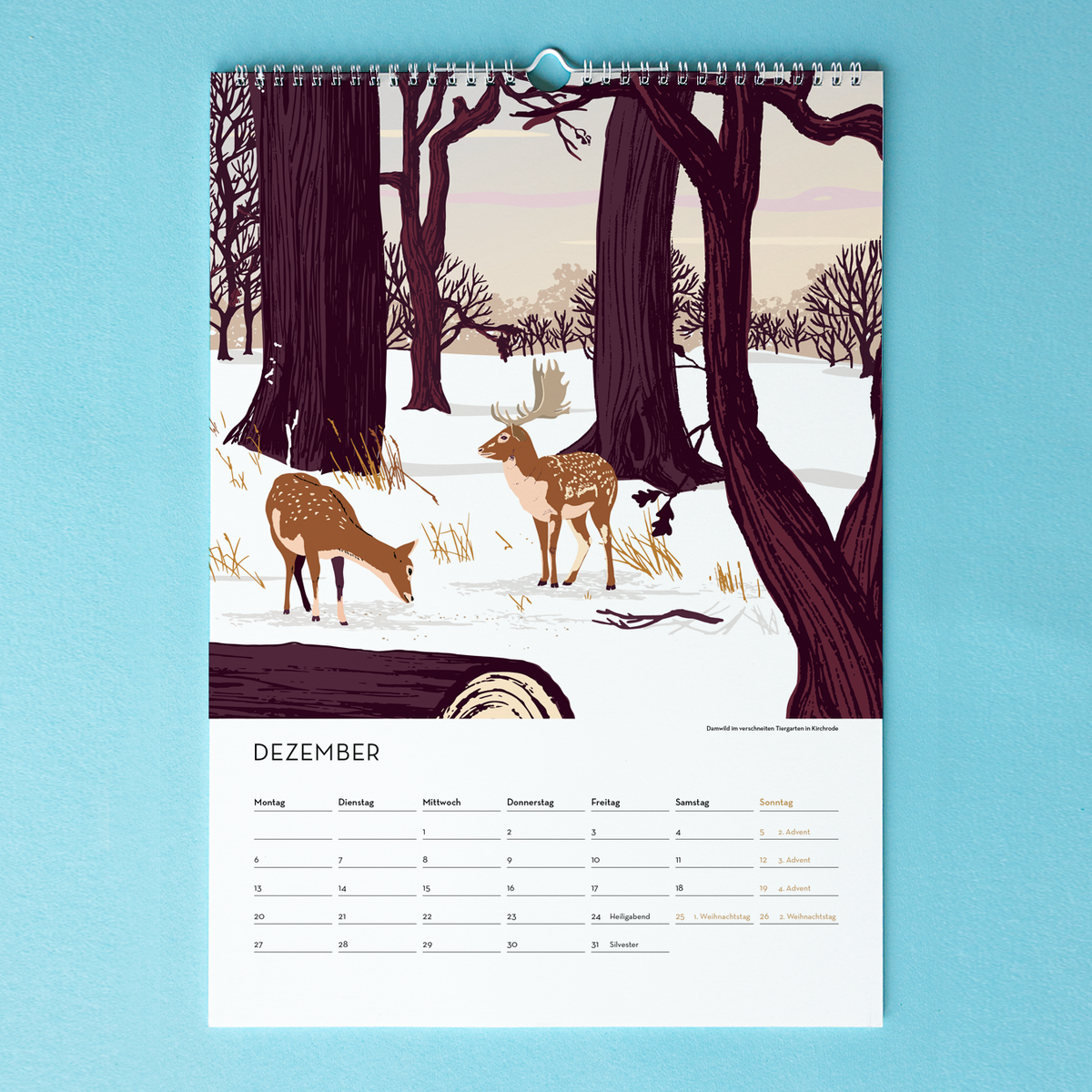DIN A3 Jahres-Kalender Hannover 2027 | Wandkalender | Kunstkalender