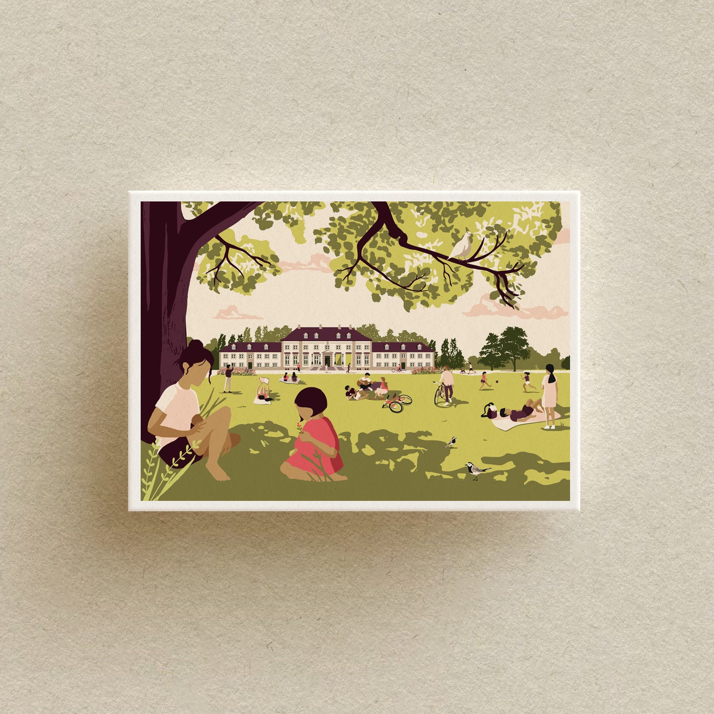 Din A4 Print | Wilhelm Busch Museum im Georgengarten Hannover | Illustration