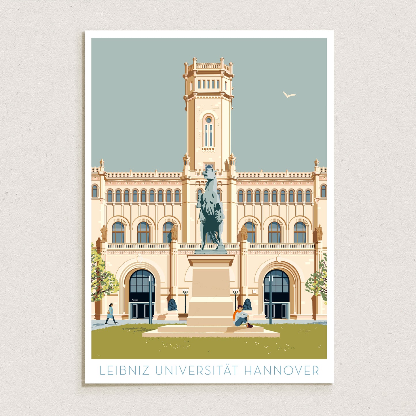 Leibniz Universität Hannover | Poster | Plakat | Illustration