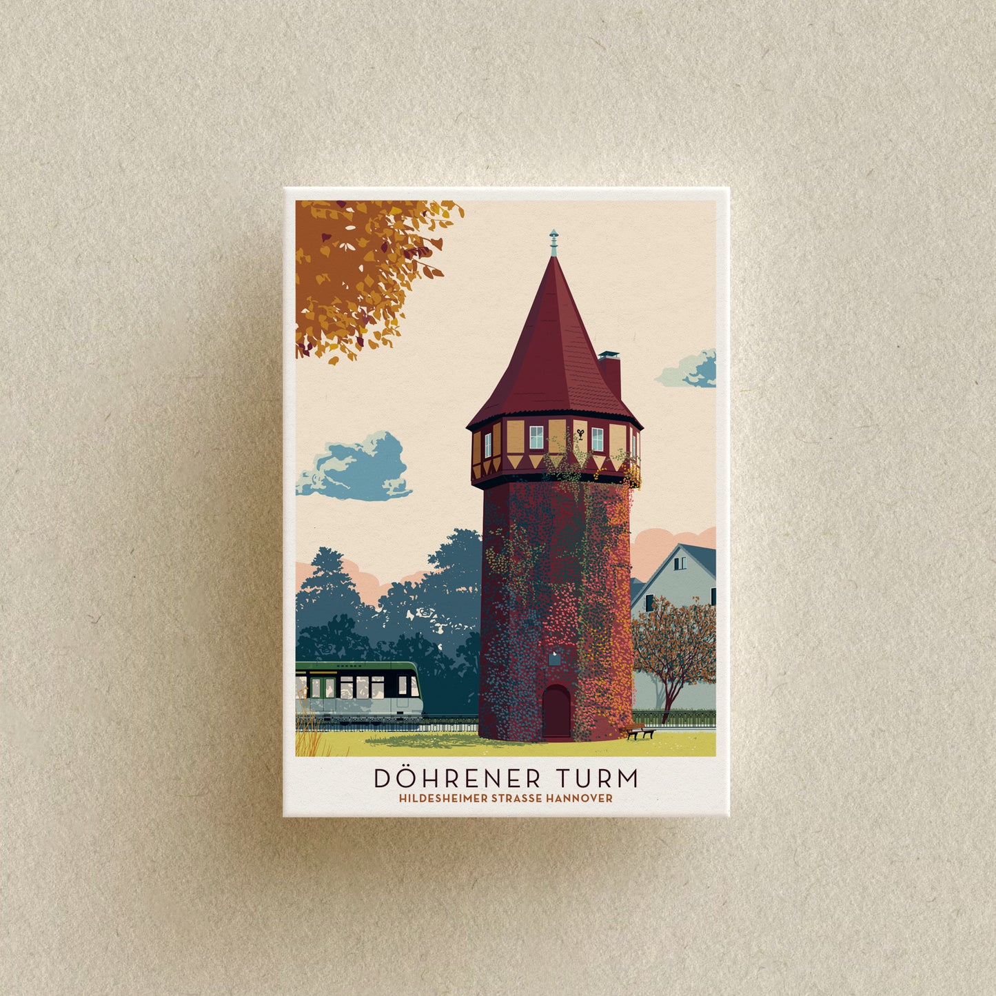 Döhrener Turm | DIN A4 Poster | Plakat | Illustration