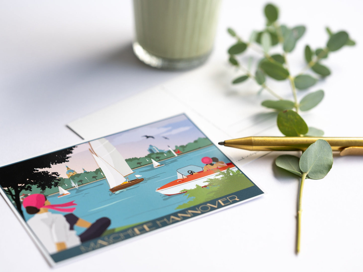 Postkartenset 1 Hannover | Hannovers schönste Ansichten | Illustration