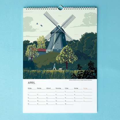 DIN A3 Jahres-Kalender Hannover 2027 | Wandkalender | Kunstkalender