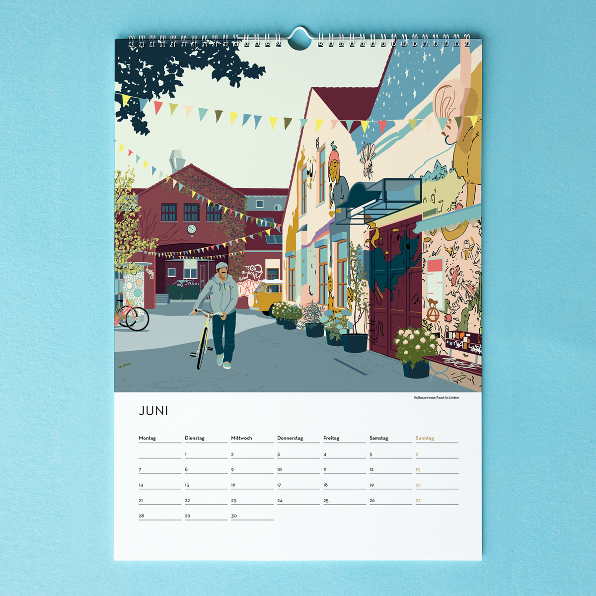 DIN A3 Jahres-Kalender Hannover 2027 | Wandkalender | Kunstkalender