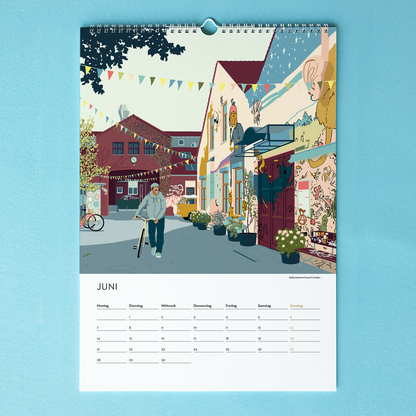 DIN A3 Jahres-Kalender Hannover 2027 | Wandkalender | Kunstkalender