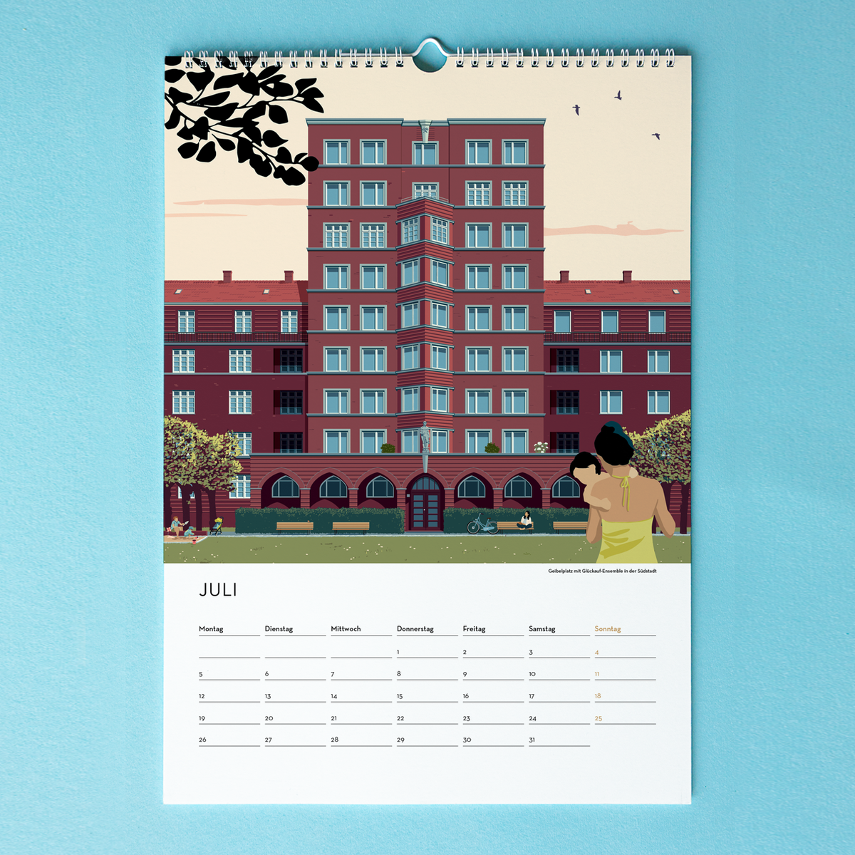 DIN A3 Jahres-Kalender Hannover 2027 | Wandkalender | Kunstkalender