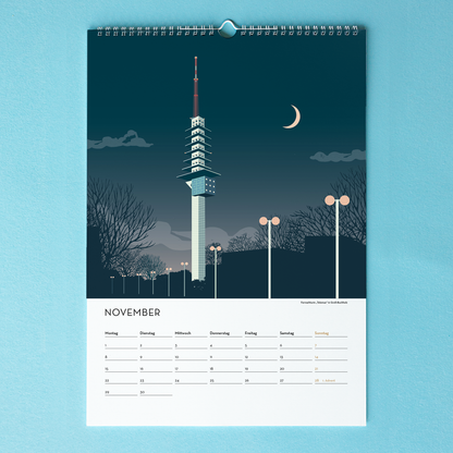 DIN A3 Jahres-Kalender Hannover 2027 | Wandkalender | Kunstkalender