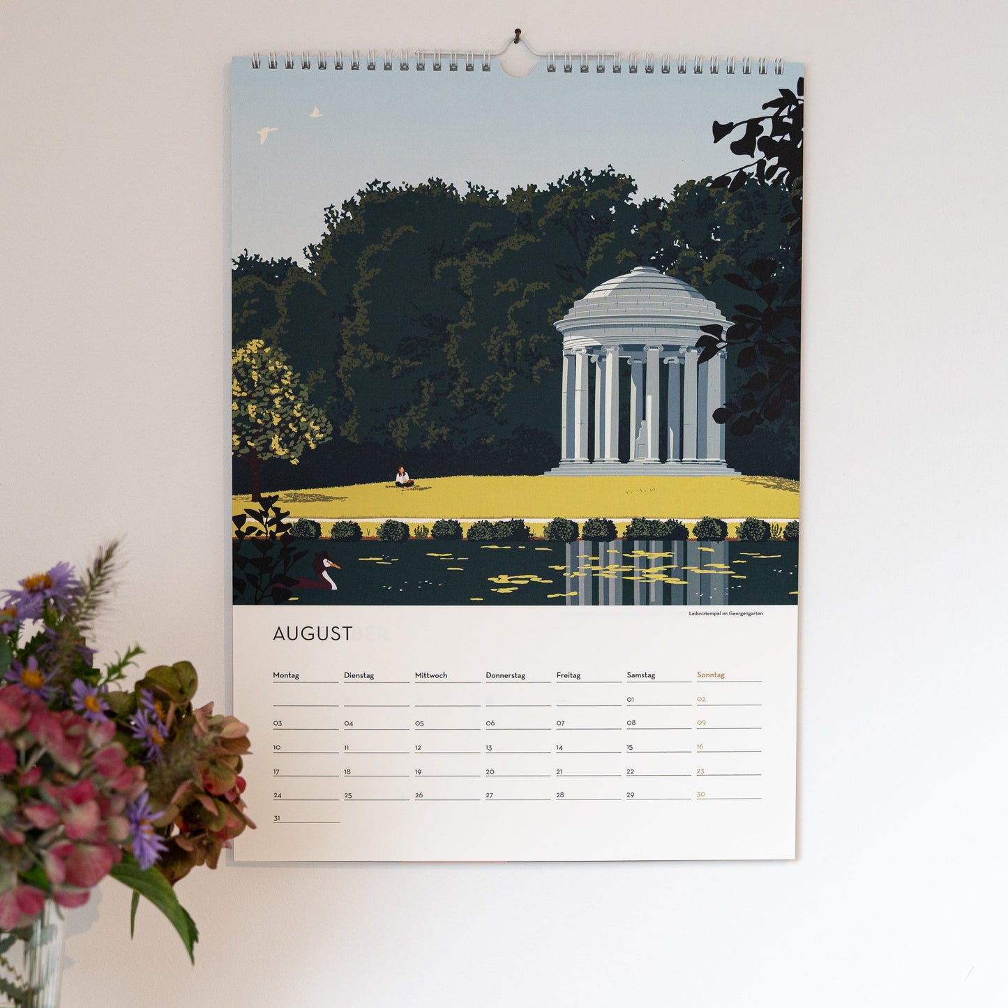 DIN A3 Jahres-Kalender Hannover 2026 | Wandkalender | Kunstkalender