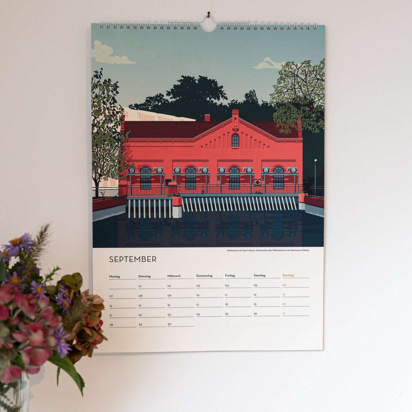 DIN A3 Jahres-Kalender Hannover 2026 | Wandkalender | Kunstkalender