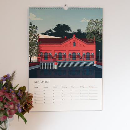 DIN A3 Jahres-Kalender Hannover 2026 | Wandkalender | Kunstkalender