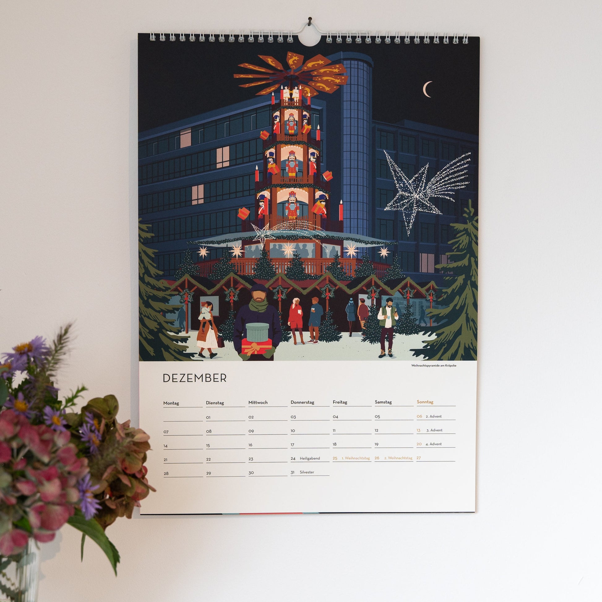 Weihnachtspyramide auf dem Kröpcke