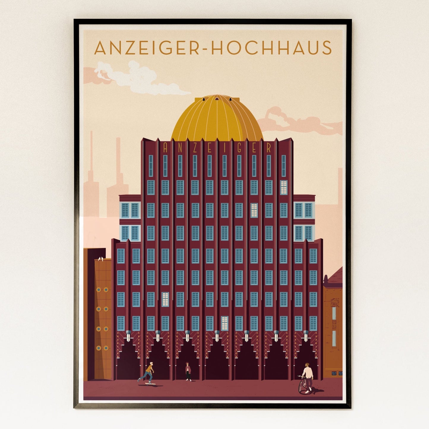 Anzeiger Hochhaus Hannover | Poster | Plakat | Wandbild