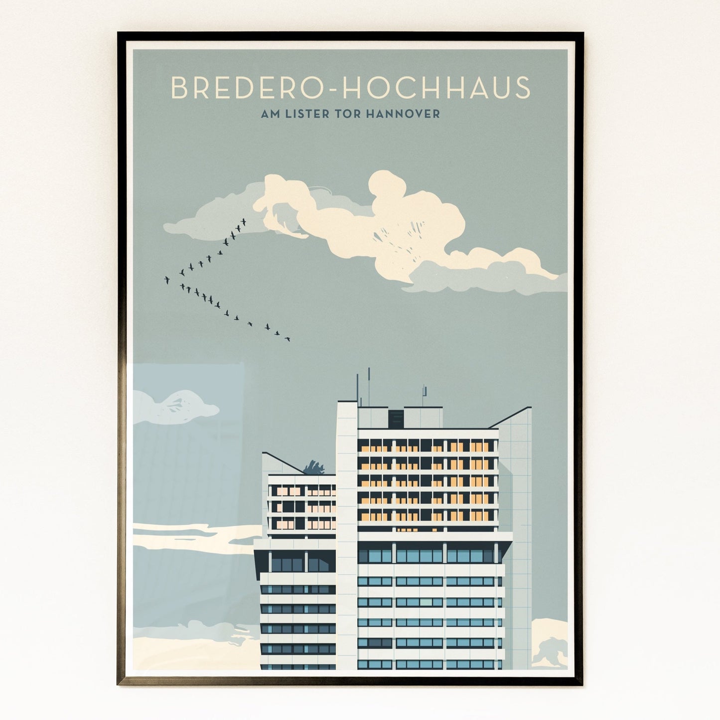 Bredero-Hochhaus Hannover | Lister Tor | Poster | Plakat | Wandbild